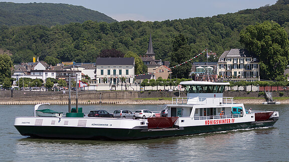 Königswinter - Blick über den Rhein Königswinter - Blick über den Rhein